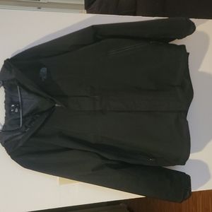 The North Face Hooded Thick Jacket Mens XL All Black Blackout